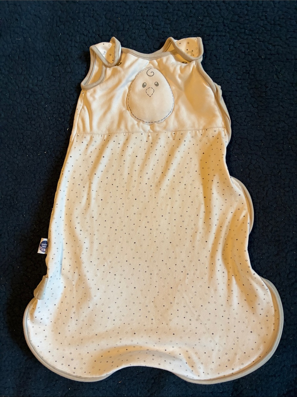 Nested Bean SleepSack with Chick Applique